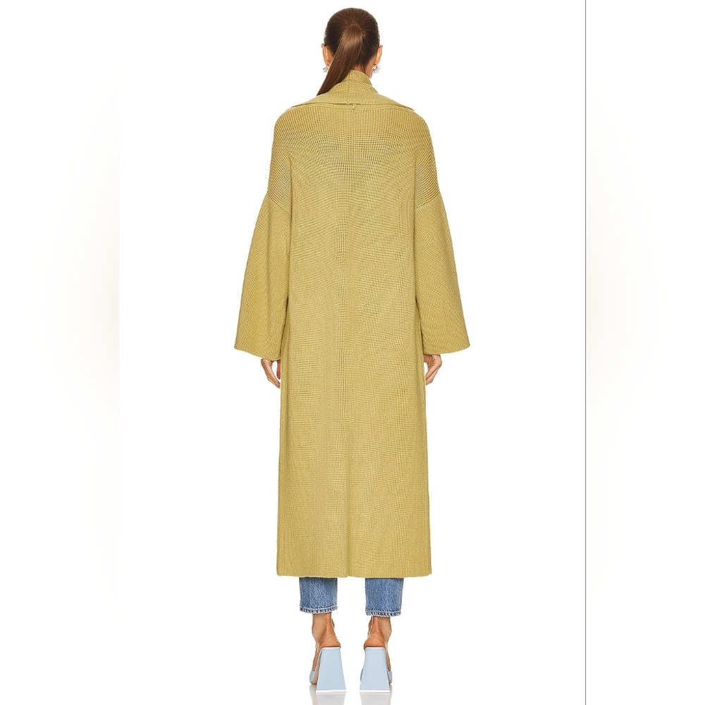 NOUR HAMMOUR Janis Cardigan in Pistachio Green France Size 36 - Picture 3 of 12
